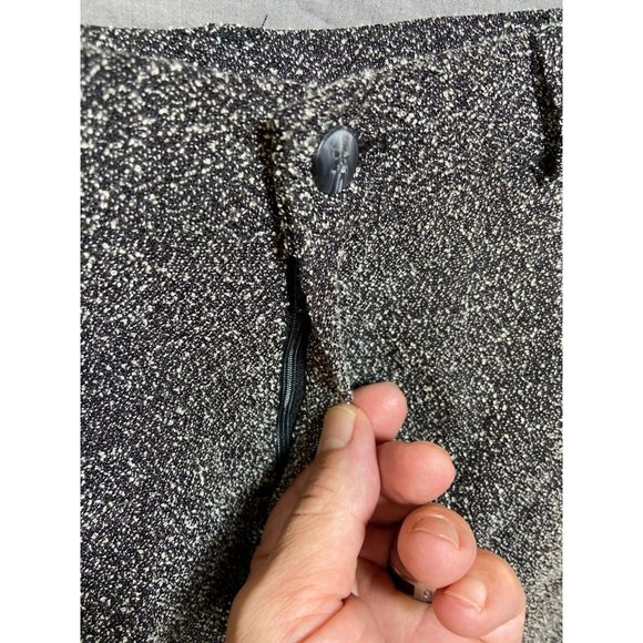 Laura Scott Pants Women Petite 6P Black White Button Up Ladies. - Picture 4 of 11